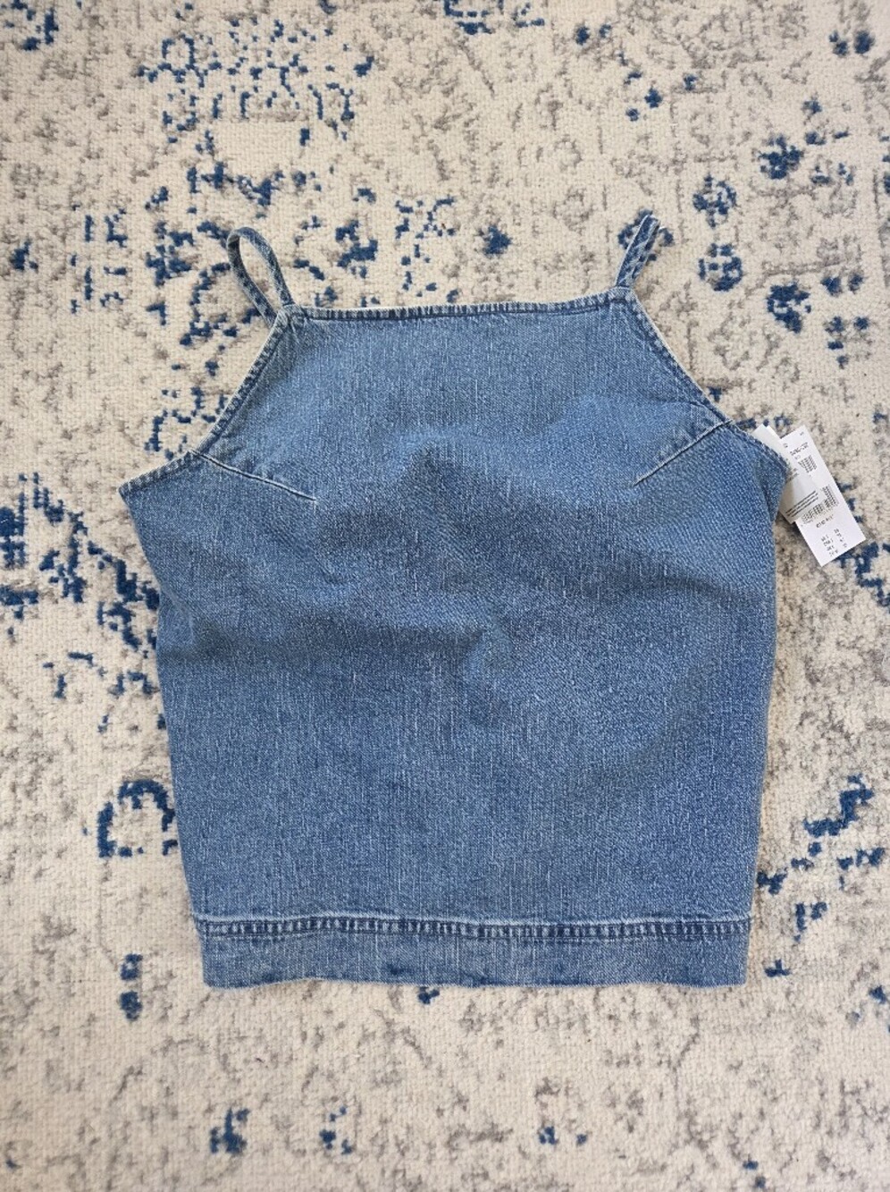 Denim Tank Top - Blue Women's Jeans Style